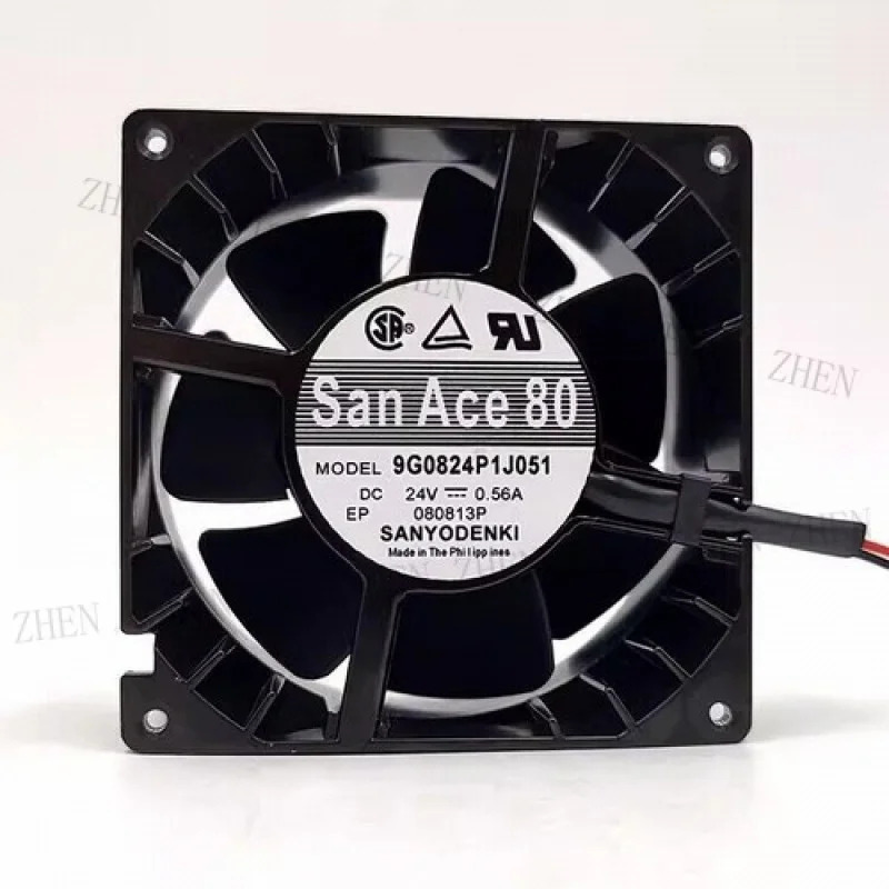 Y FOR San Ace 80 9G0824P1J051 8038 DC24V 0.56A 8CM 냉각팬