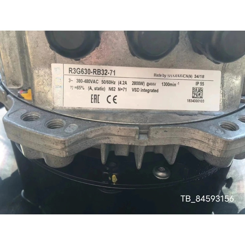 오리지널 팬 R3G630-RB32-71 W3G630-IU23-95 R3G630-RB23-63 R3G630-RB32-76 R3G630-AB21-01 380/480V W3G630-G