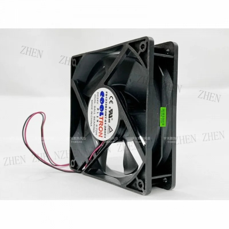 Y FOR COOLTRON FD1232B24W7-61-2RXC1 12032 DC24V 6.72W 12CM 2선식 냉각팬