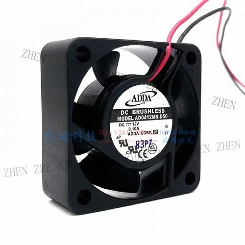 Y for AD0412MB-D50 4015 DC12V 0.10A 4CM 2선 듀얼 볼 쿨링 팬