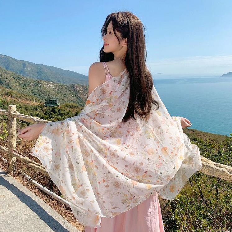 여름 숄 망토 케이프 비치 몽골 봄 판초 해변 여행 가디건 - 상세 이미지 3