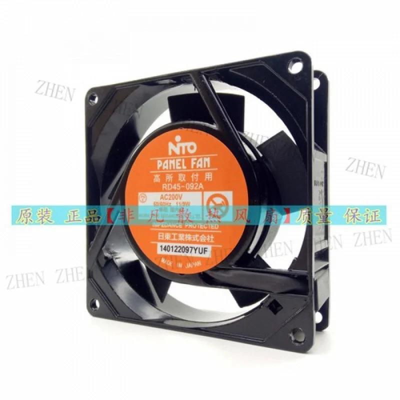 Y NTO 팬RD45-092A AC200V 11/9W 9225 9CM 금속 팬 냉각팬