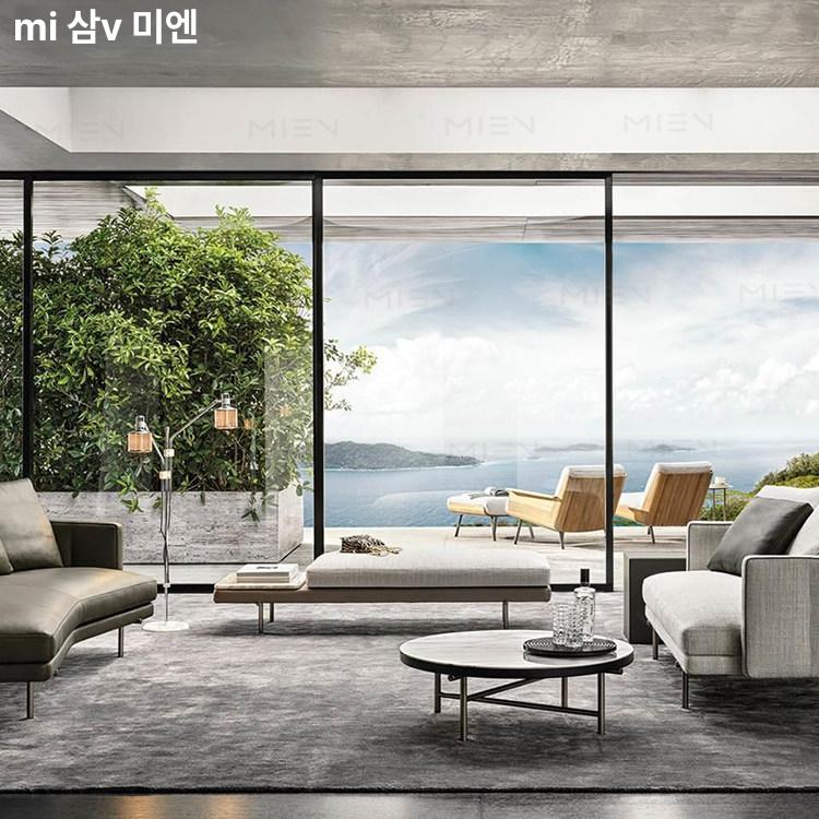 벤치형 소파 현관 긴의자 로비 등받이 의자 인테리어 벤치 - 상세 이미지 3