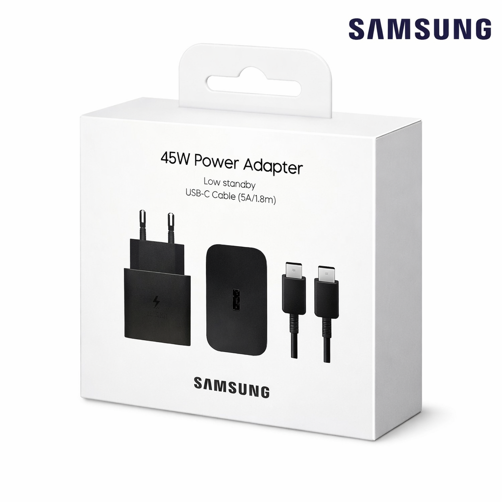 삼성 45W PD 충전기 USB CtoC 케이블 C타입 초고속 GaN 노트북 고속충전기 - 상품 이미지