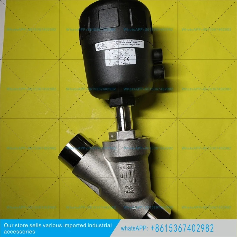 버커트 공압 앵글 시트 밸브 2000 A PTFE  바디 00001396