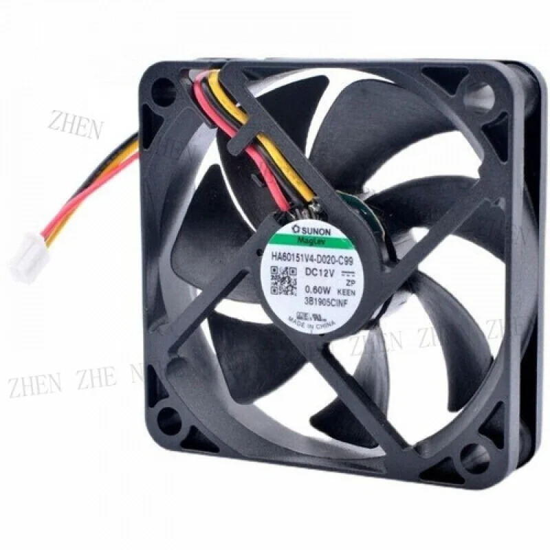 Y FOR HA60151V4-D020-C99 6cm 12V 0.60W 60mm 무소음 프로젝터 냉각팬