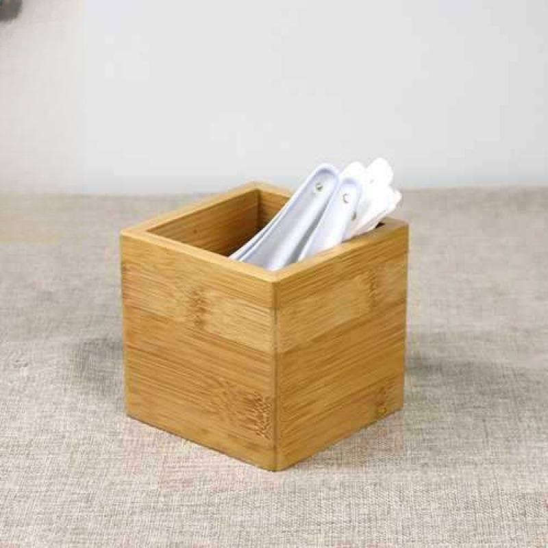 업소용 일식집 수저통 수저함 냅킨 꽂이 용품 식당 스푼 컵 다용도 케이스 서랍형 식기 - 상품 이미지