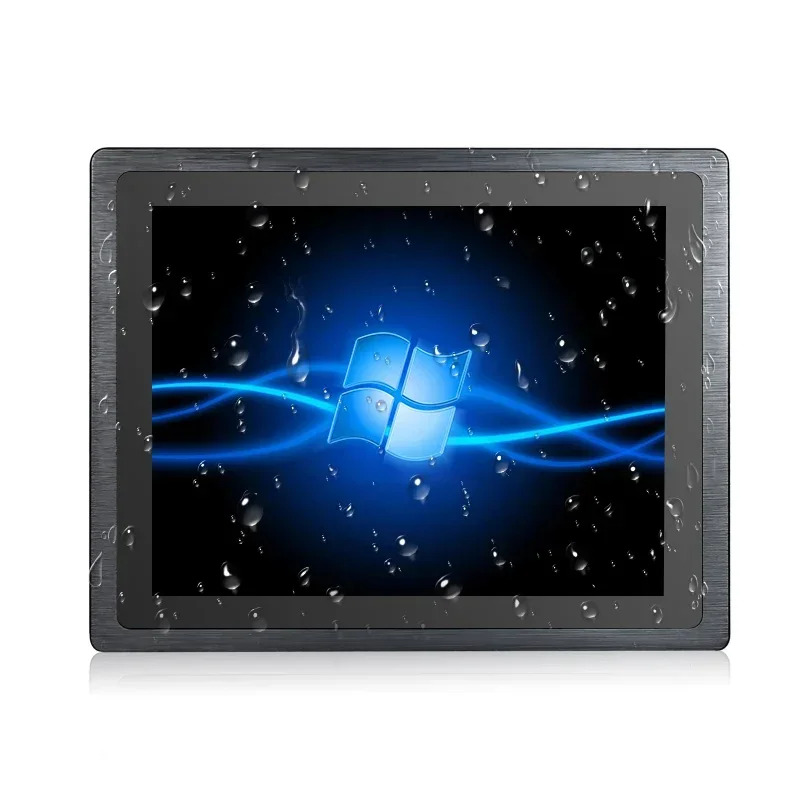 Jawest 17인치 내장형 산업정전식 터치스크린 올인원 컴퓨터 패널 PC VGA/RS232/RS485/WIFI 지원