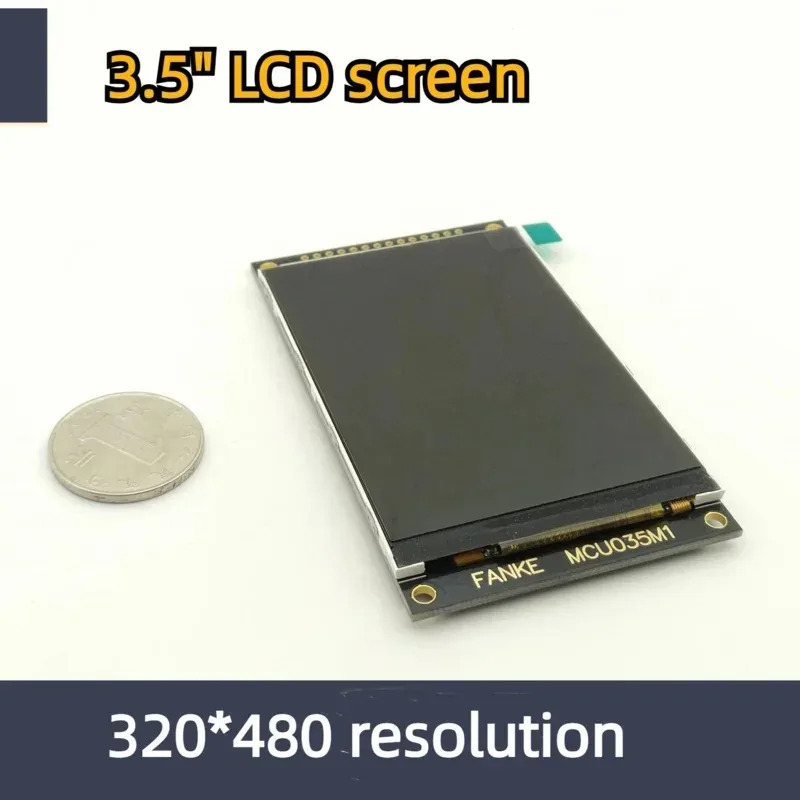 12864 단일 칩 디스플레이 3.5인치 풀컬러 LCD 비터치형 1개
