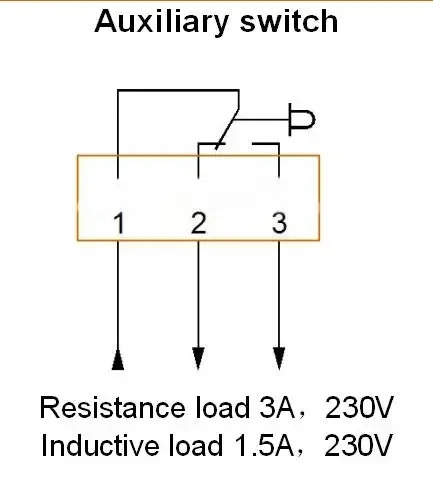 일반 댐퍼 액추에이터 2Nm HVAC 시스템에어 제어 작동 모듈레이션 장치 ADC24V / AC100-240V