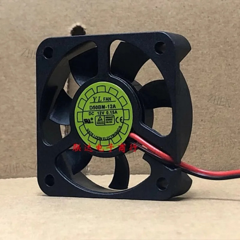 Y.L.FAN D50BM-12A DC12V 0.15A 5010 5cm 2선식 냉각팬