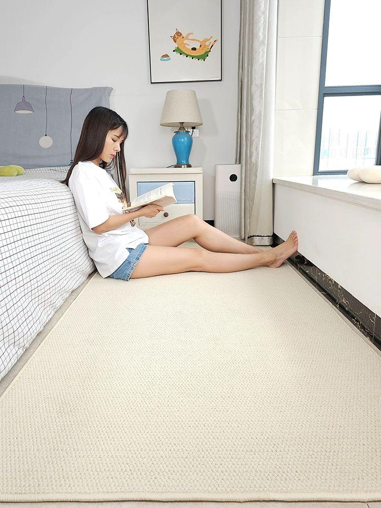 초대형 카페트 대형러그 거실 침실 사계절 맞춤제작 카펫 침대 린넨러그 - 상세 이미지 2