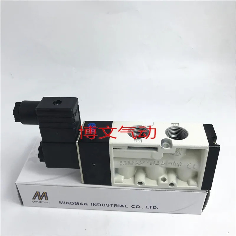 Jinqi 솔레노이드 밸브 MVSC-300-4E1 AC220V DC24 2위치 5방향 역전