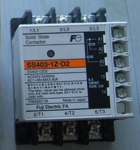 무접점 접촉기 SS403-1Z-D2 AC240V 50/60HZ 40A FU JI ELECTRIC FA JAPAN