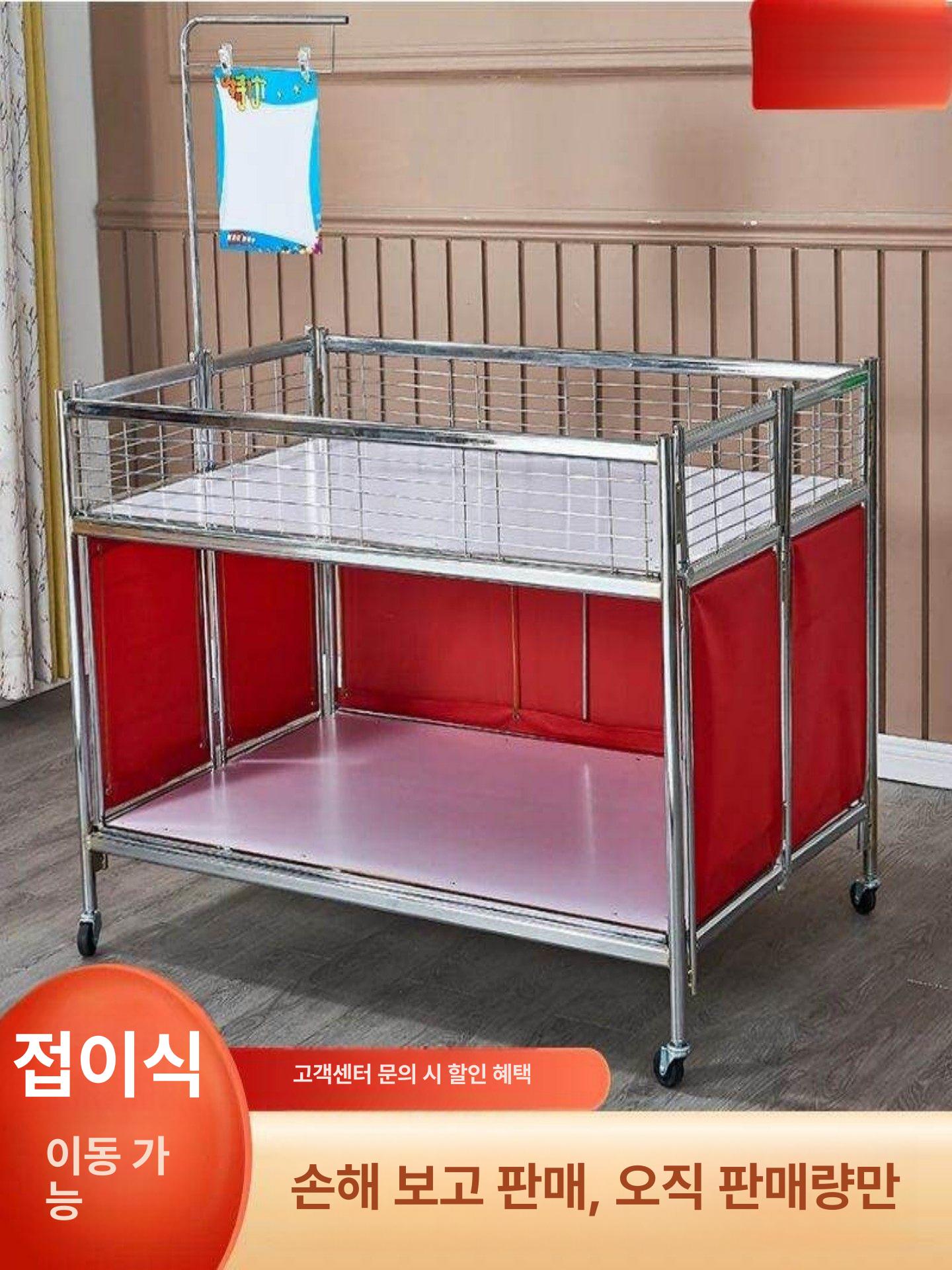 행사용 매대 부스 행사 이동식 홍보 평대 대형 선반 플리마켓 좌판대 가판대 노점 - 상세 이미지 2