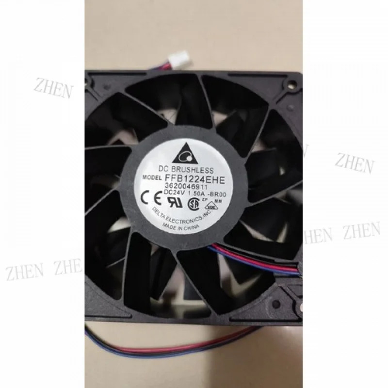 Y 팬 FFB1224EHE-BR00 DC24V 1.5A 12038 12CM 3선 3핀 냉각팬