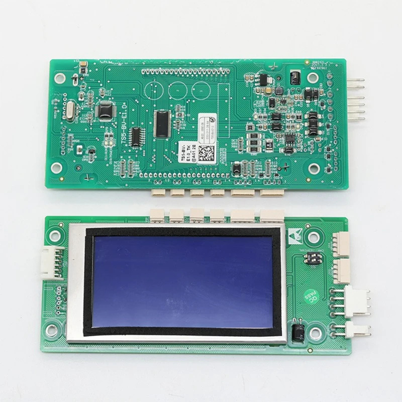 부품은 Thyssen MC2-B 엘리베이터 LCD 패널 TS5-BV-E1.0 외부 호출 파란색/검은색 화면