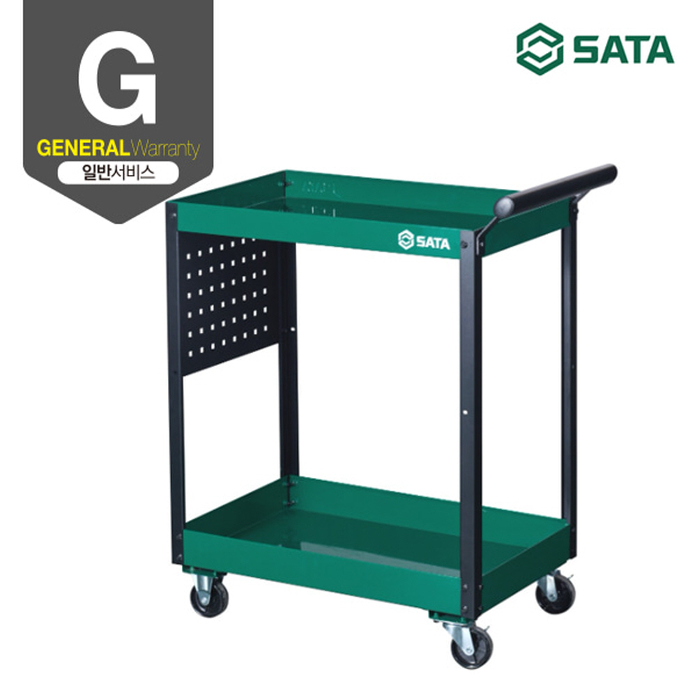 사타 SATA 3단 부품 카트 95222B 정비소 이동식 공구 보관함 - 상세 이미지 2