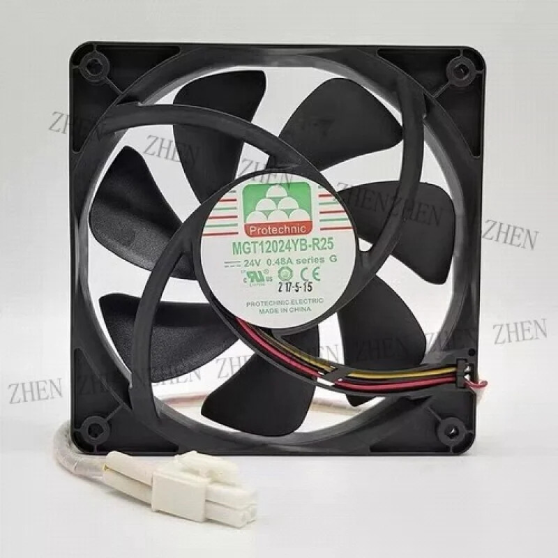 Y M12024YB-R25 124V 0.48A 12CM 3핀 인버터 냉각팬