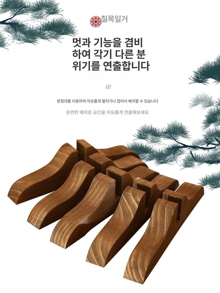 인테리어 대나무 파티션 가벼운 이동식 가리개 1800 2000 3단 4단 5단 6단 - 상세 이미지 4