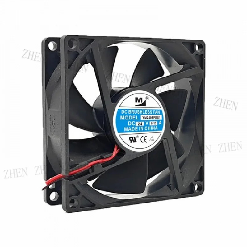 Y YM2408PKS1 DC24V 0.13A 2핀 냉각팬
