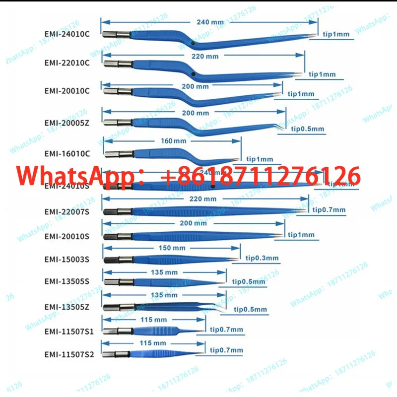 전기 장비 액세서리 양극응고집게 블루 나일론 표준 곡선형 손잡이