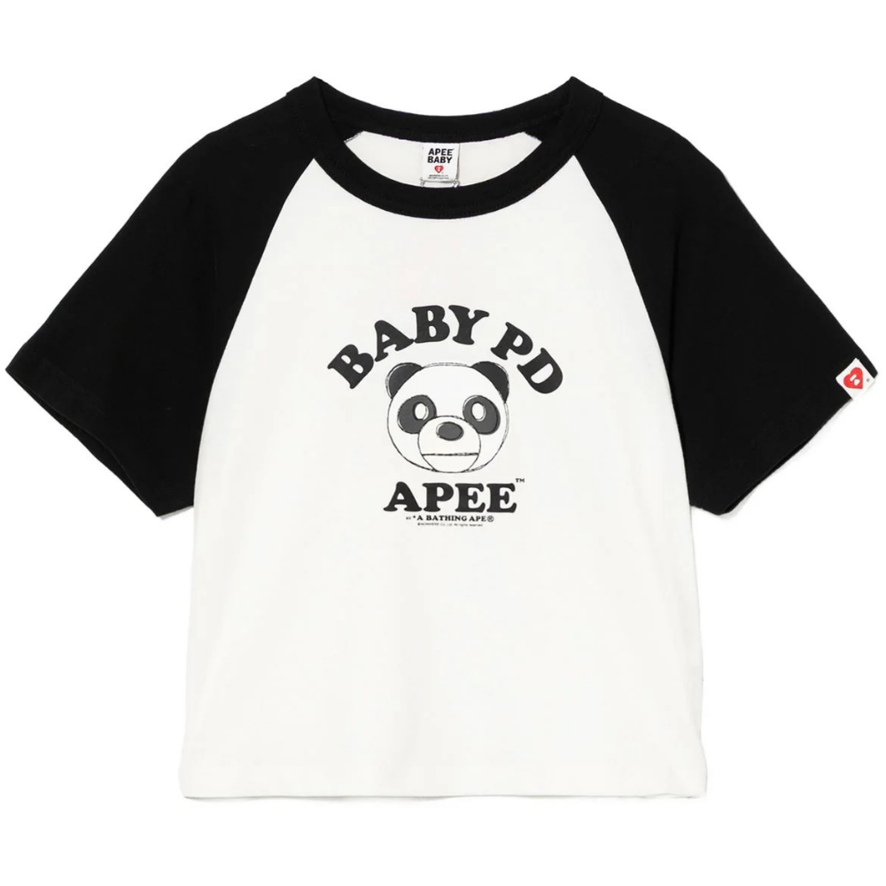 베이프 우먼즈 반팔티 MILO PD PRINTED RAGLAN CROP TEE CM20-209-310 - 상품 이미지