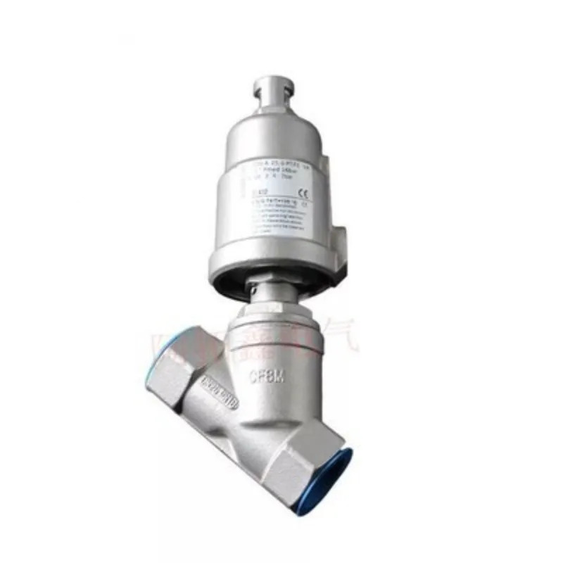 강펑 2000A 40. 0 PTFE 316L 스테인리스 스틸 공압식 앵글 세이트 밸브 DN40