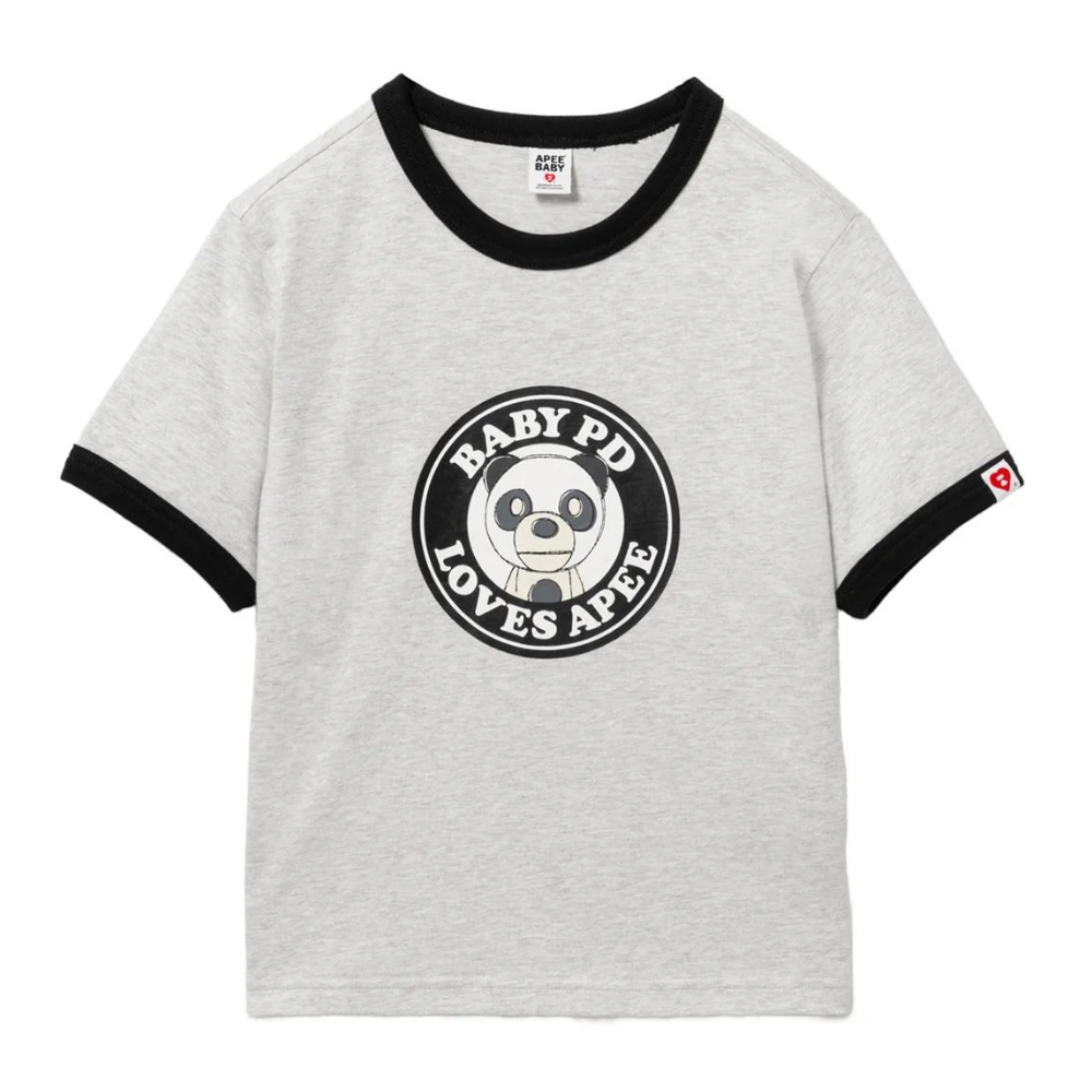 베이프 우먼즈 반팔티 MILO PD PRINTED RINGER CROP TEE CM20-209-311 - 상품 이미지