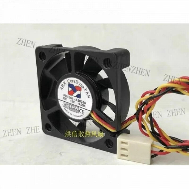 Y FOR ARX 4010 FD1240-A3033A DC12V 0.09A 4CM 3선 냉각팬