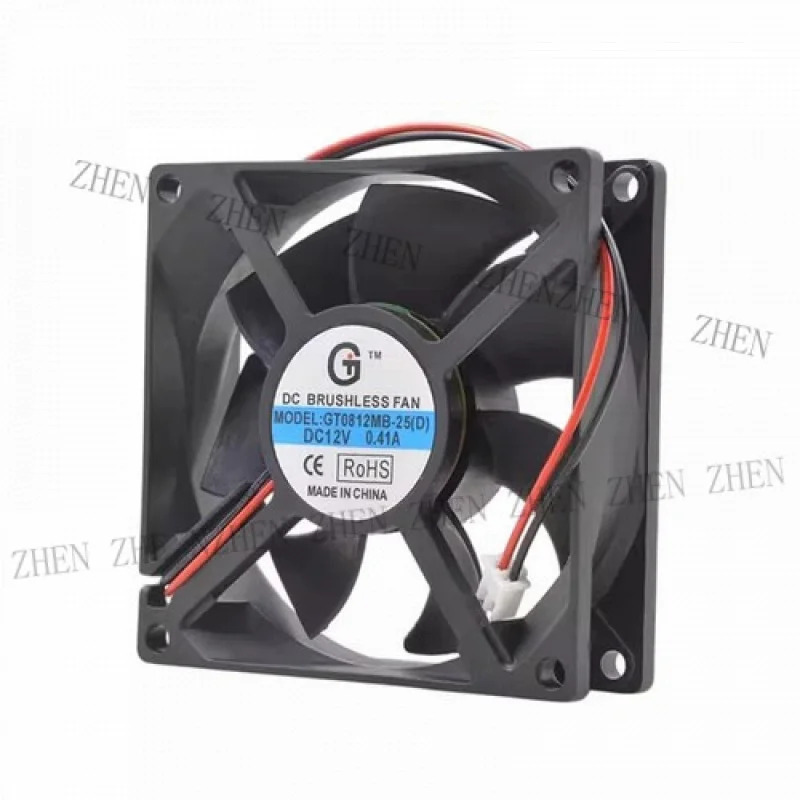 Y for 0812MB-25 DC12V 0.41A 8025 8CM 2선식 냉각팬