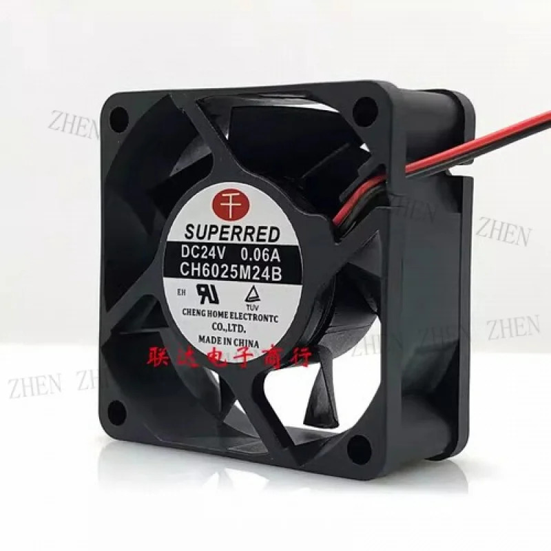Y CH6025M24B DC24V 0.06A 6025 6CM 2선 인버터 팬