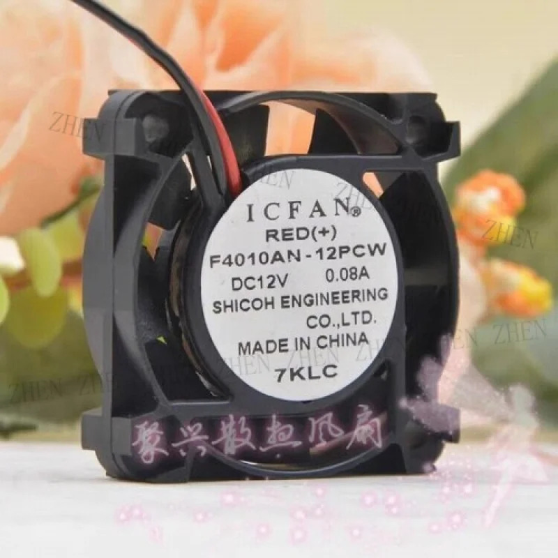 Y for ICFAN F4010AN-12PCW 4010 DC12V 0.08A 4CM 2선식 냉각팬