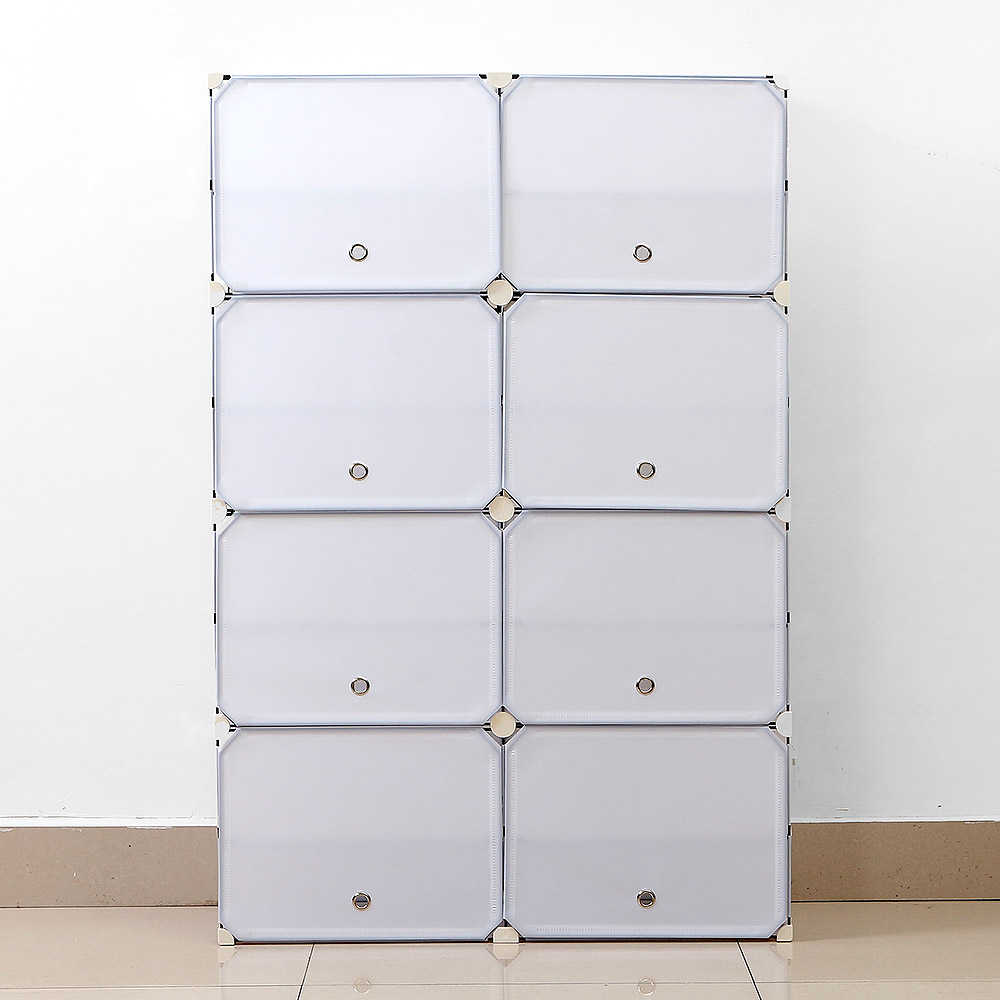 신발장 DIY 화이트 도어형 신발장(85x127cm) 슈즈정리 신발정리대 - 상품 이미지