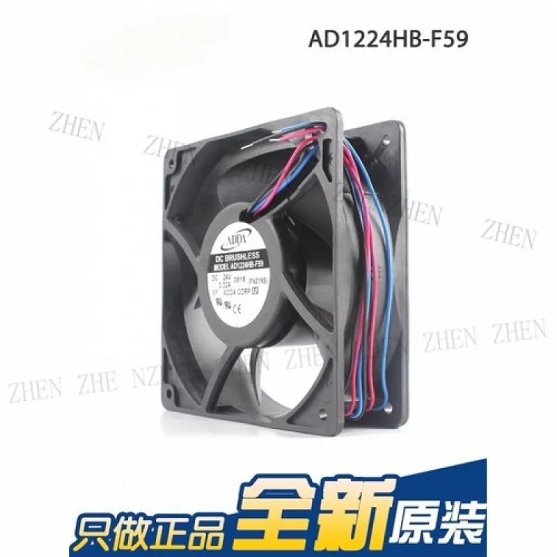 Y FOR AD1224HB-F59 12038 DC24V 0.32A 인버터 DC 냉각팬
