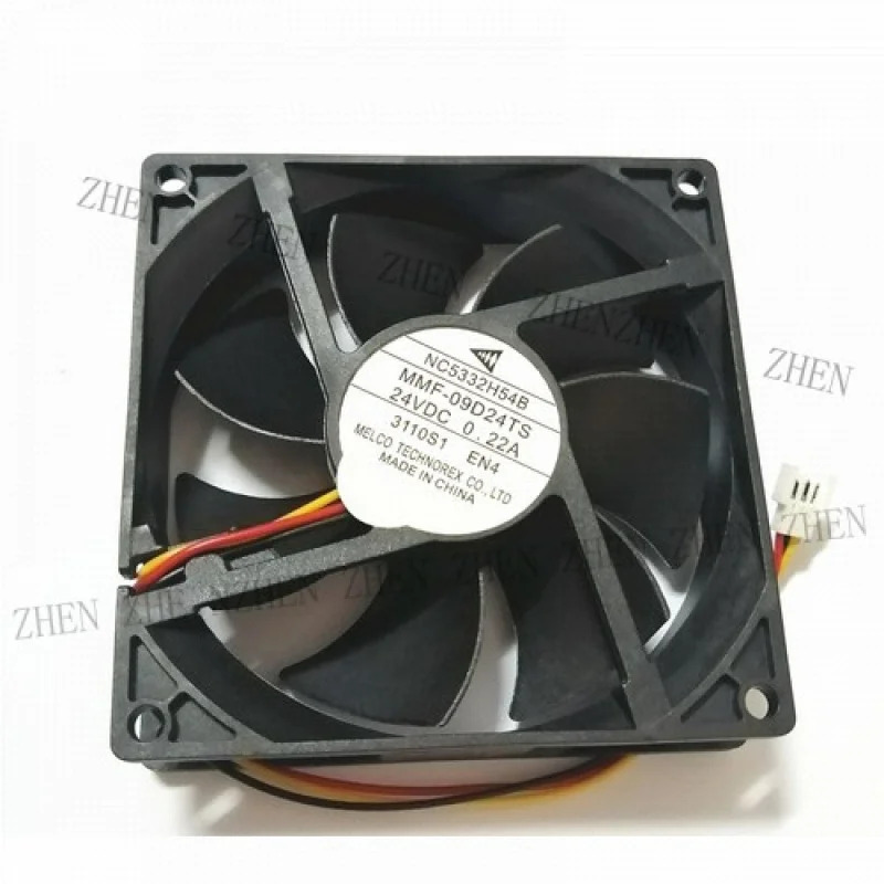 Y FOR NC5332H54B MMF-09D24TS-EN4 냉각팬 9025 DC24V 0.22A 9CM 4핀