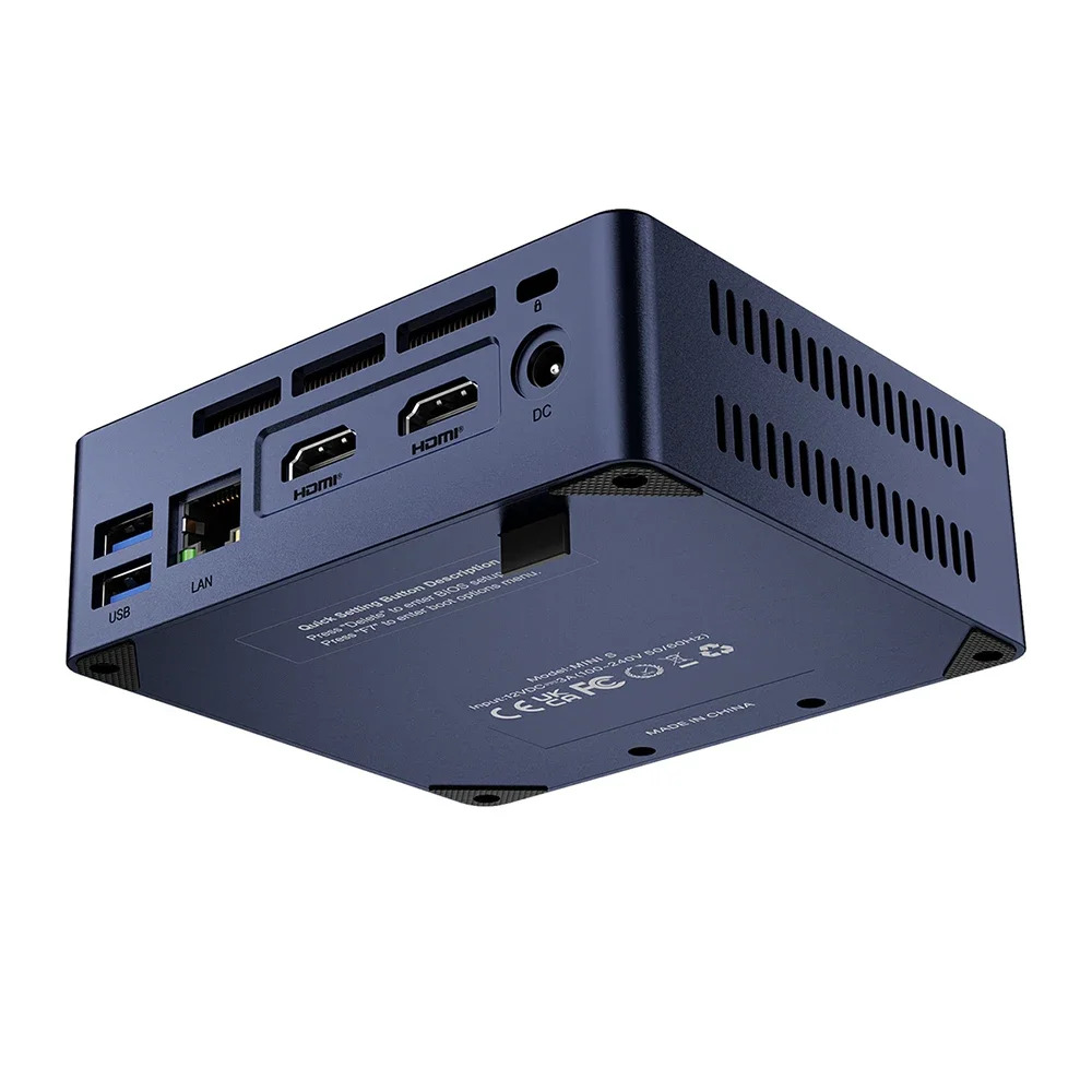 2026년형 대 저전력 사무미니 PC 알더레이크-N100 CPU 빌 미니 S12 8G DDR4 500G SSD 윈도우11 프로