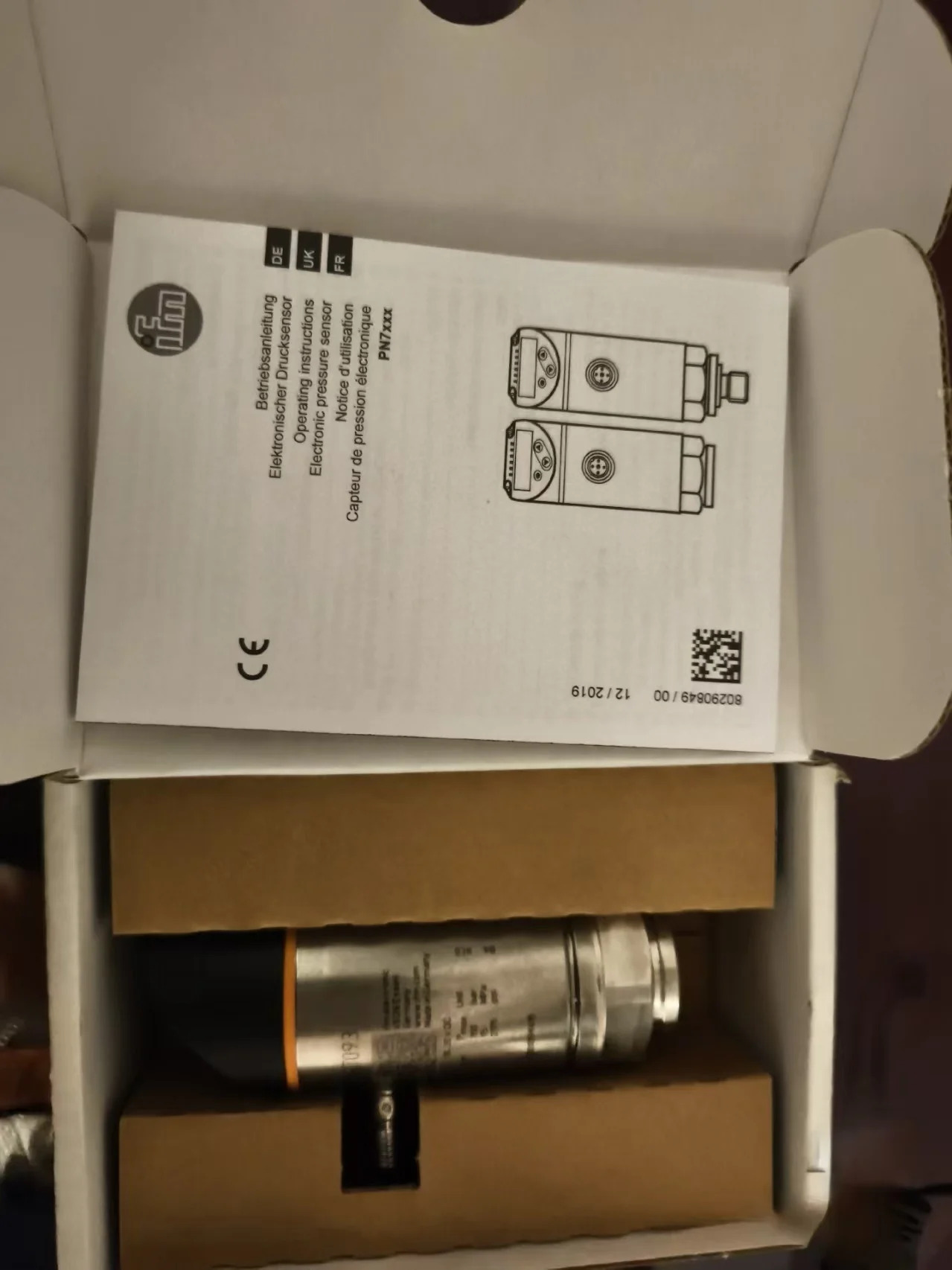 디스플레이 PN7093이 포함된 I F M 오리지널 전기 압력센서