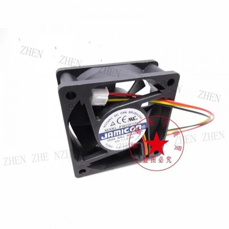 Y FOR JF0625B1UM-R DC12V 0.30A 3핀 냉각팬