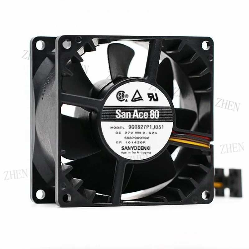 Y 9G0827P1J051 27V 0.62A 80mm 8038 냉각팬용