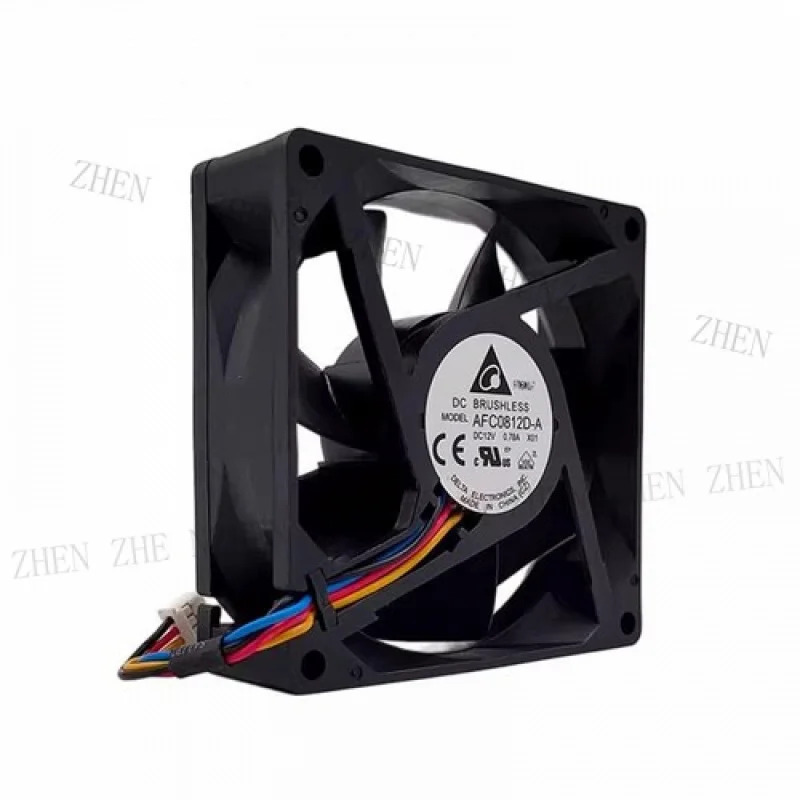 Y AFC0812D-A DC12V 0.78A 8025 8cm 4선식 냉각팬