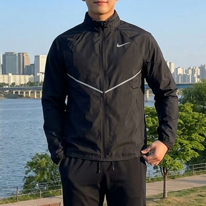 [매장판]나이키 마일러 남성 리펠 UV 러닝 재킷 IF2370-010 - 상품 이미지