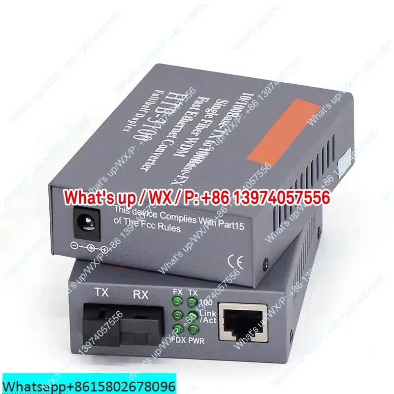 넷 HTB-3100 광섬유 미디어 컨버터 RJ45 20KM 25KM SC 광포트 10M 100M 광