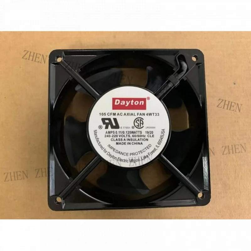 데이튼 105 CFM AC 팬 4WT33 240-220V 알루미늄프레임 냉각팬Y 1PC