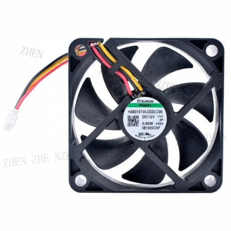 Y FOR HA60151V4-D020-C99 6cm 12V 0.60W 60mm 무소음 프로젝터 냉각팬