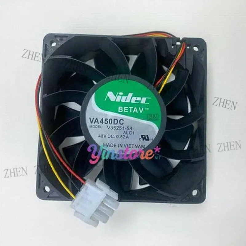 Y VA450DC V35251-58 서버 냉각팬 12038 DC48V 0.62A 12CM 3핀