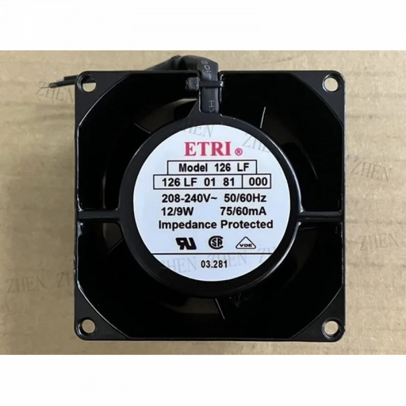 Y 에트리 126LF2181000 240V 12/9W 8CM 8038 고온 저항 팬