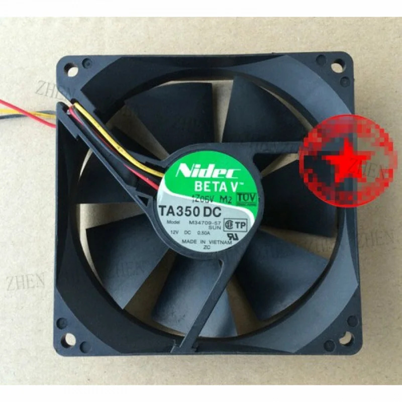 Y TA350DC M34709-57 9025 12V 0.50A 3선 서버 냉각팬