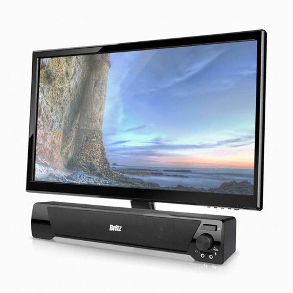 브리츠 2채널 사운드바 USB 게이밍 스피커 PC 데스크 컴퓨터 모니터 테이블 노트북 탁상 이미지 8