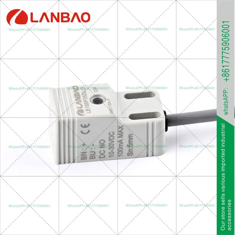 Lanbao LE18SF05DLO 사각 유도 센서 DC째 와이어 일반적으로 열림 5mm 스위치